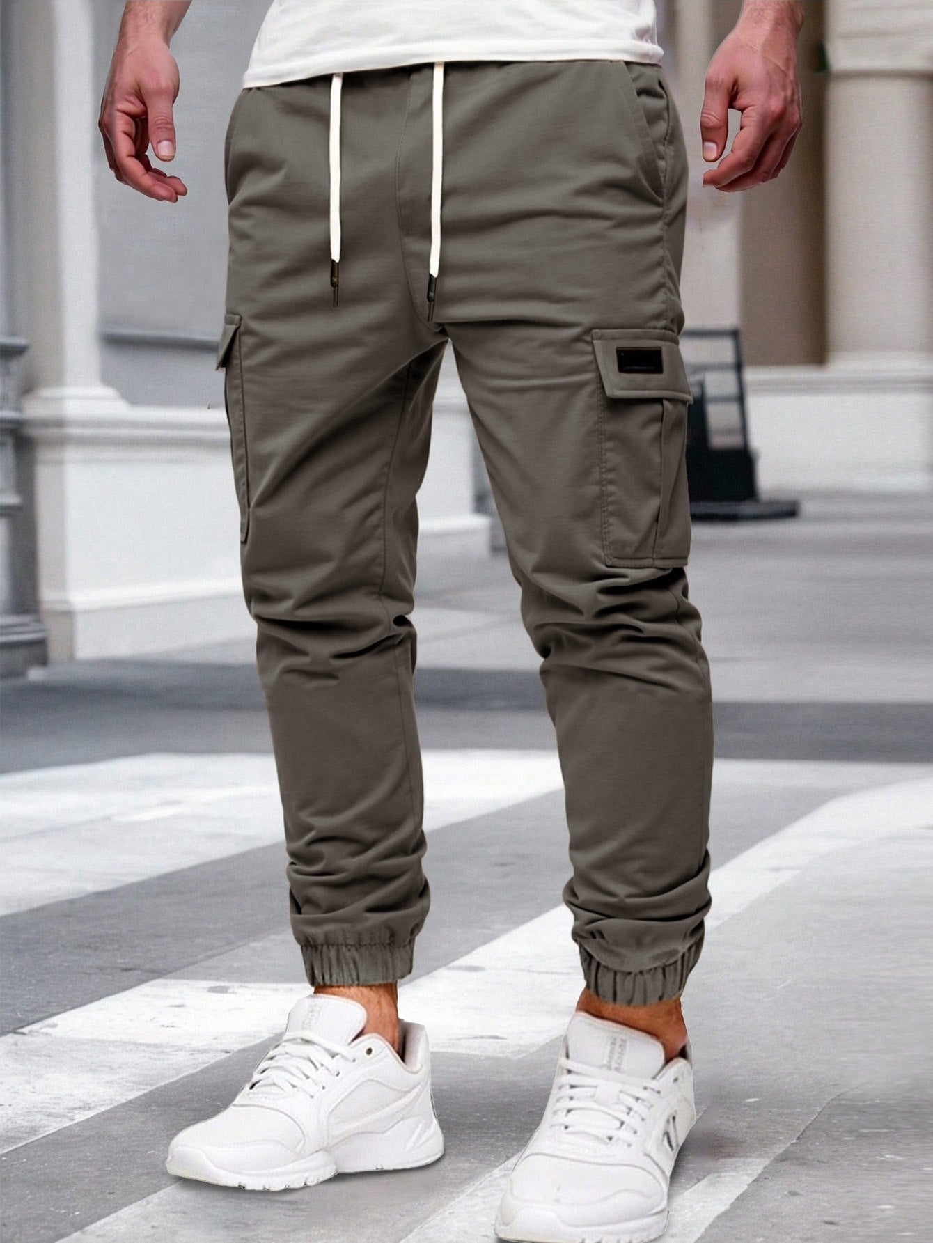 Relaxing multi-pocket work pants, Men's Clothing