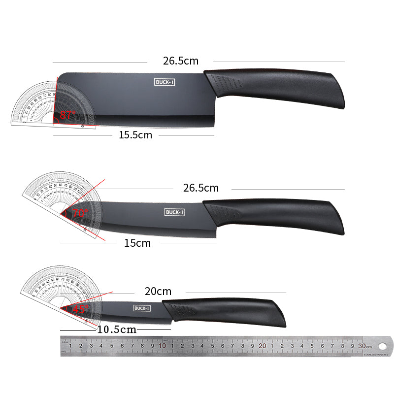 Stainless Steel Kitchen Knife and Cutting Board
