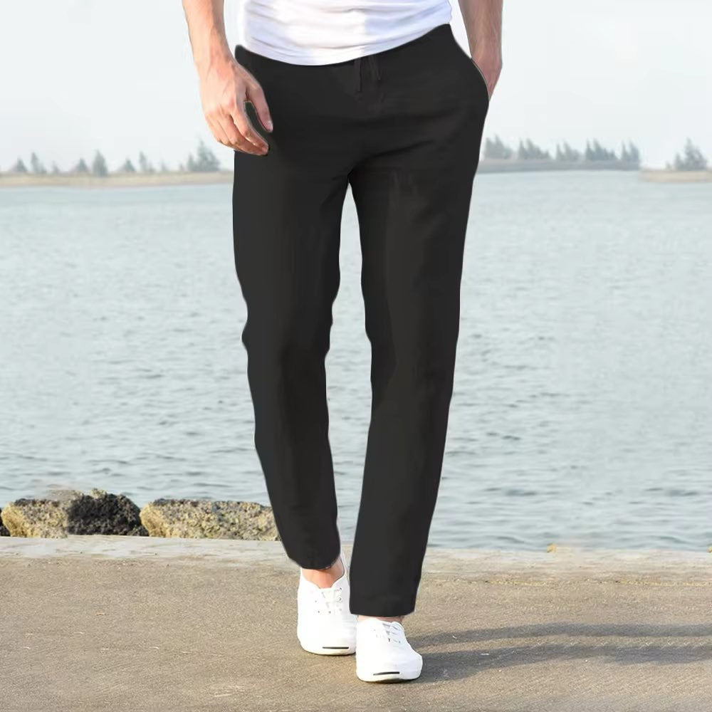 Men's trend straight long pants, Men Clothes