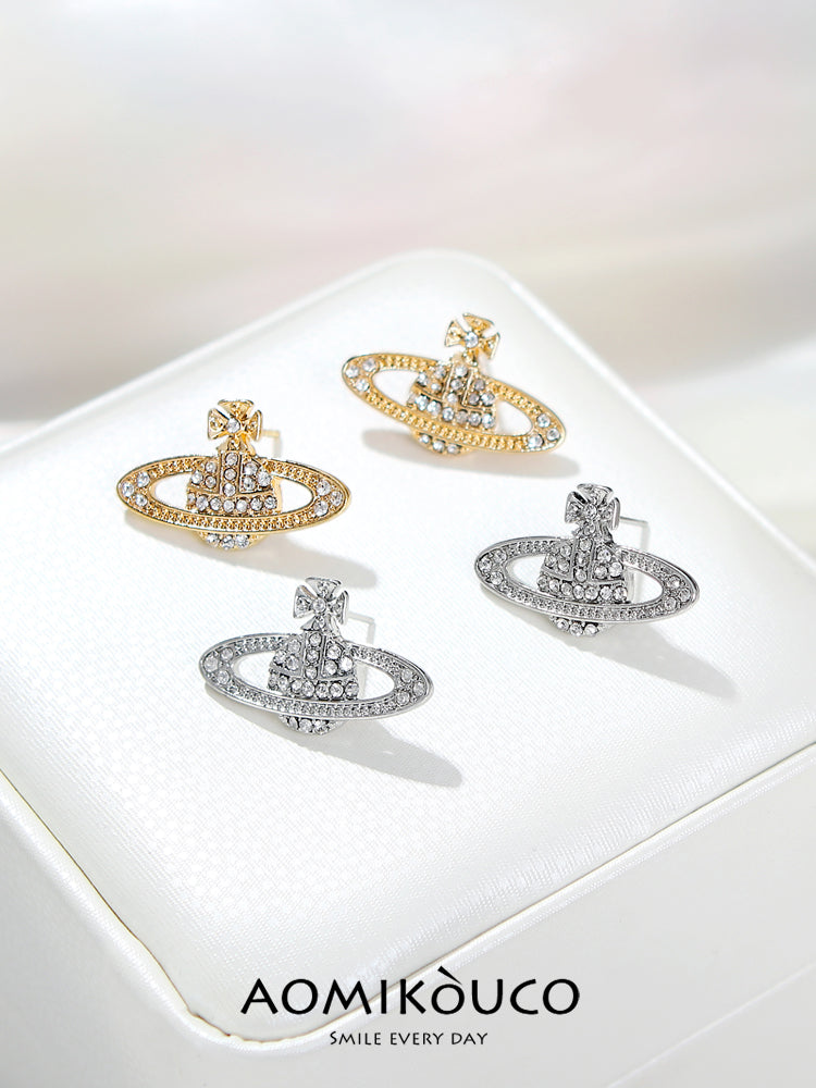 Luxusní a elegantní náušnice s diamanty