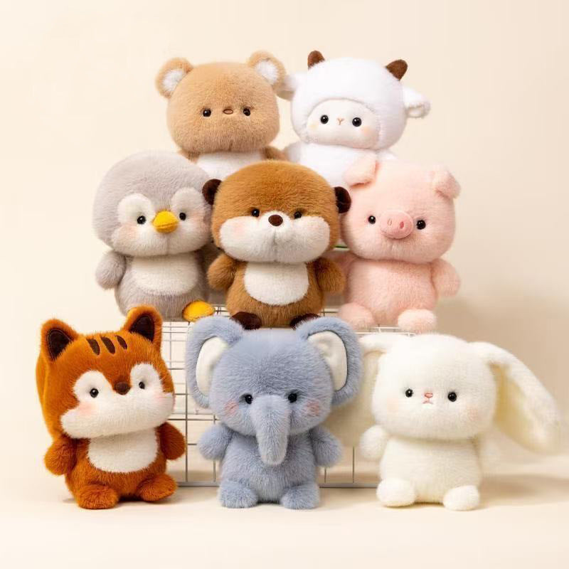 Cute Animal Plush Toy, Soft Desk Companion for Kids