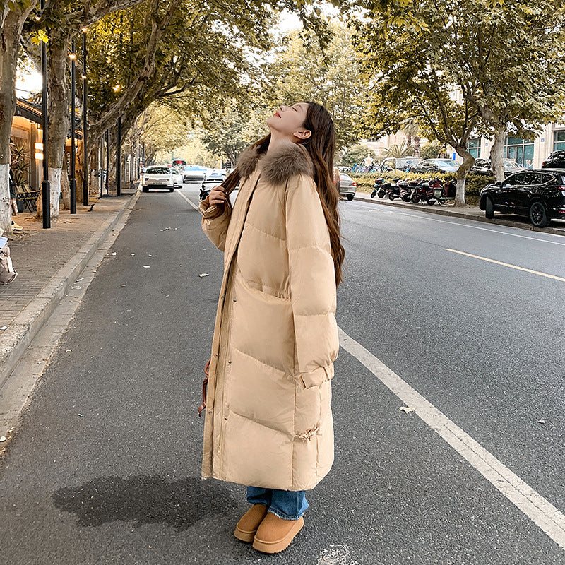 A long knee-length cotton-padded jacket, Autumn / Winter Collection