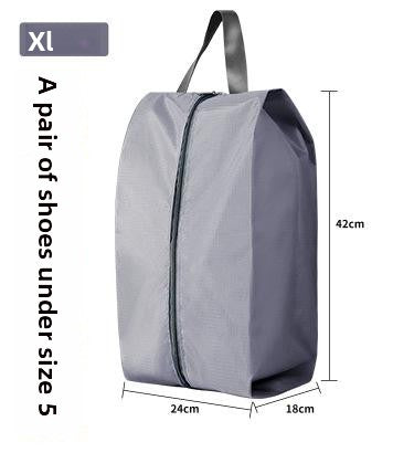 Hand-held travel, sports and fitness shoe bags