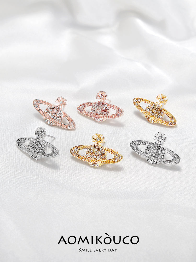 Luxusní a elegantní náušnice s diamanty 