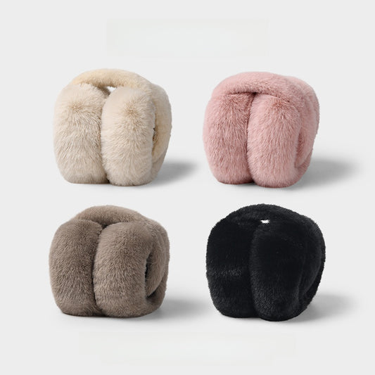 Foldable Plush Winter Earmuffs, Tech & Electronics / Phone / Tablets & AirPods