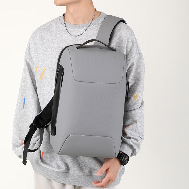 Men's double shoulder bag hardshell bag
