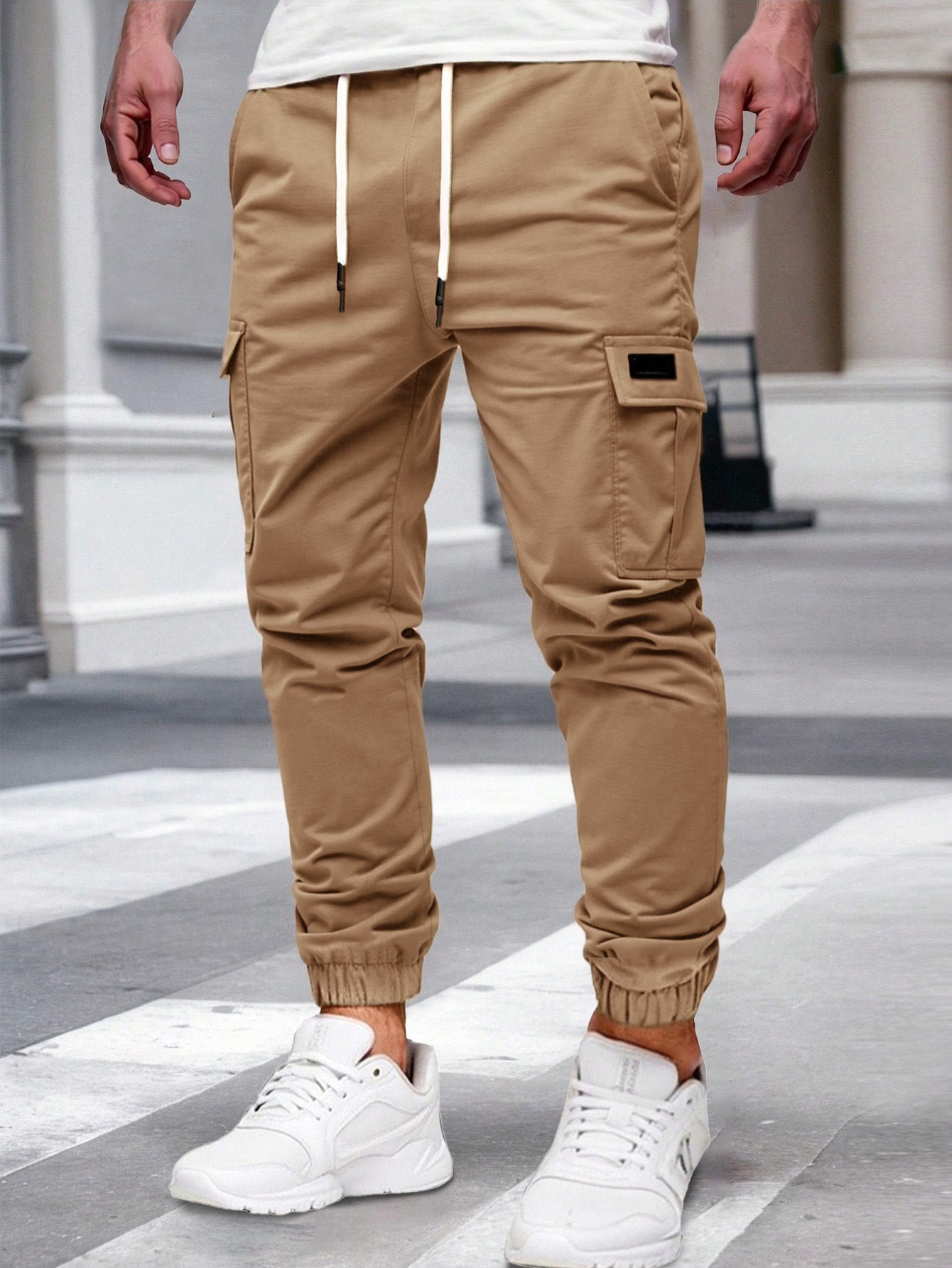 Relaxing multi-pocket work pants, Men's Clothing