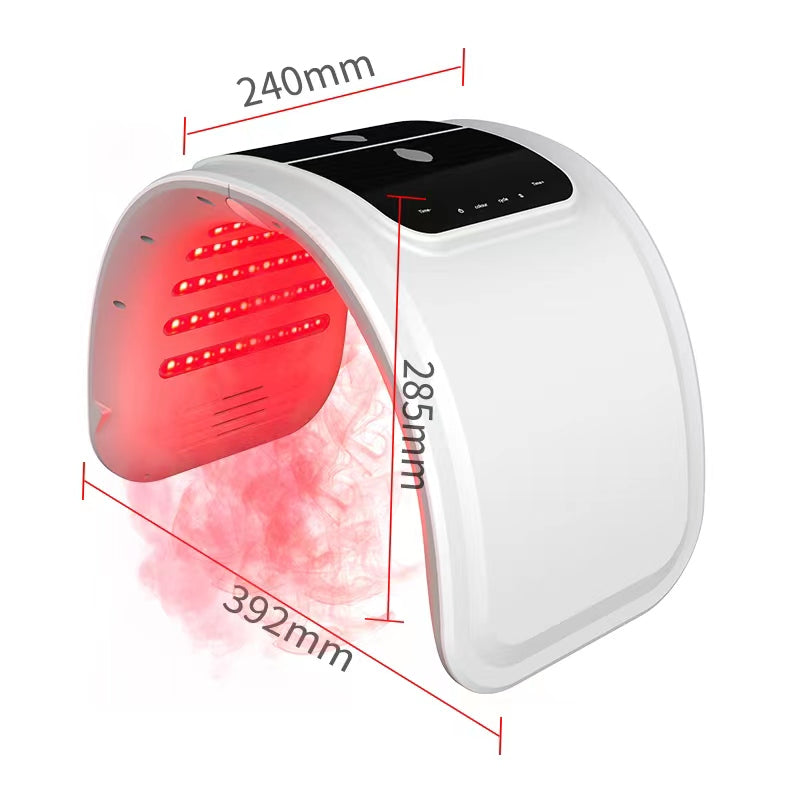 Seven-color beauty acne removal and skin rejuvenation device mask