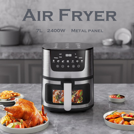 Stainless Steel Smart Visual Air Fryer, Food Items / Kitchen & Dining