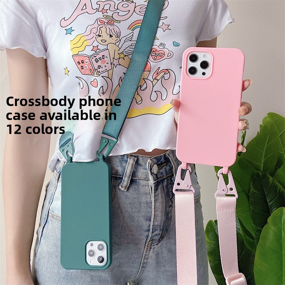 Silicone Crossbody Phone Case iphone 17