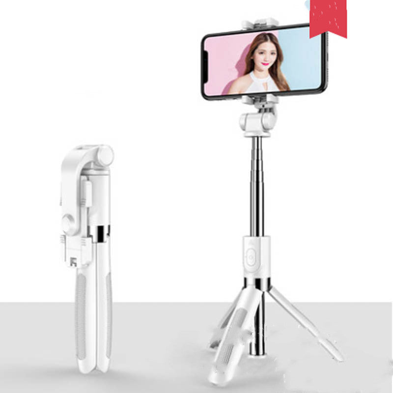 Kompatibilní s Apple, stativová selfie tyč, mobilní univerzální trojúhelníkový držák, jeden Bluetooth selfie artefakt