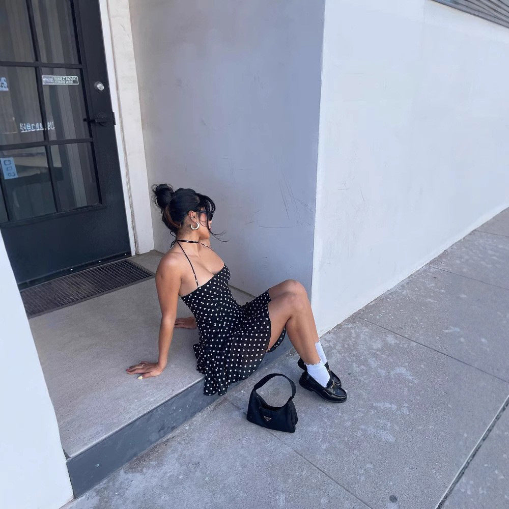 Fashion Sexy Backless Sleeveless Dress