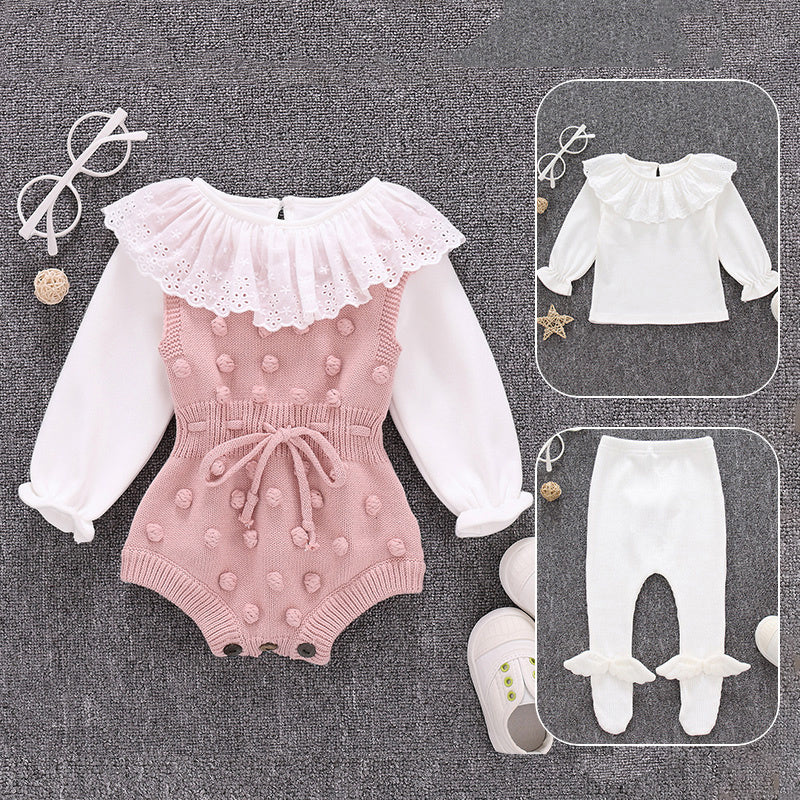 Baby clothes set and children dress