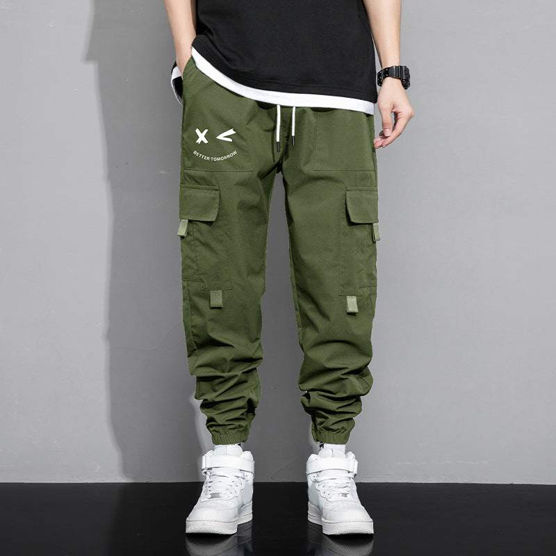 Loose-fitting casual work pants