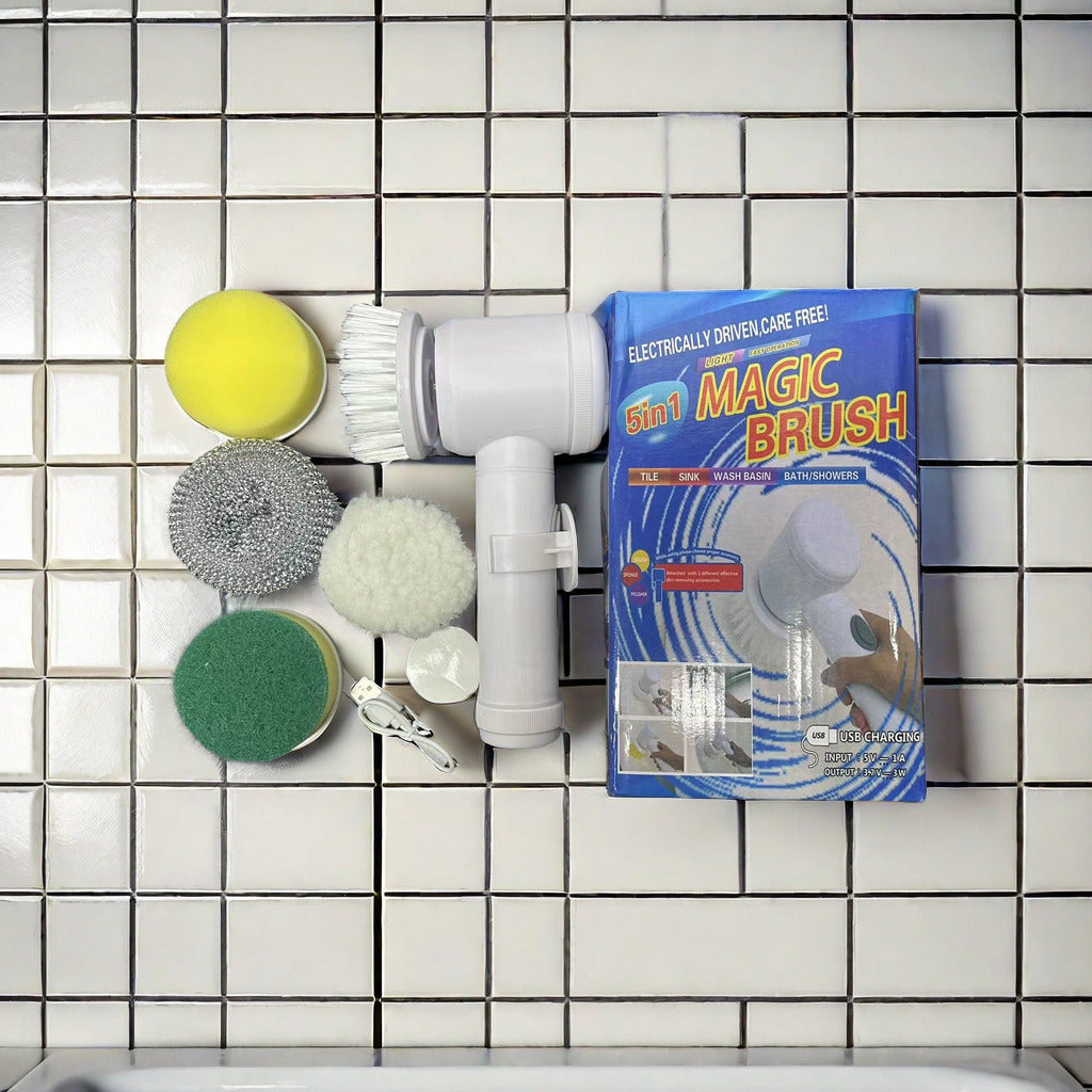 Soft-bristled wireless multi-functional electric shoe brush