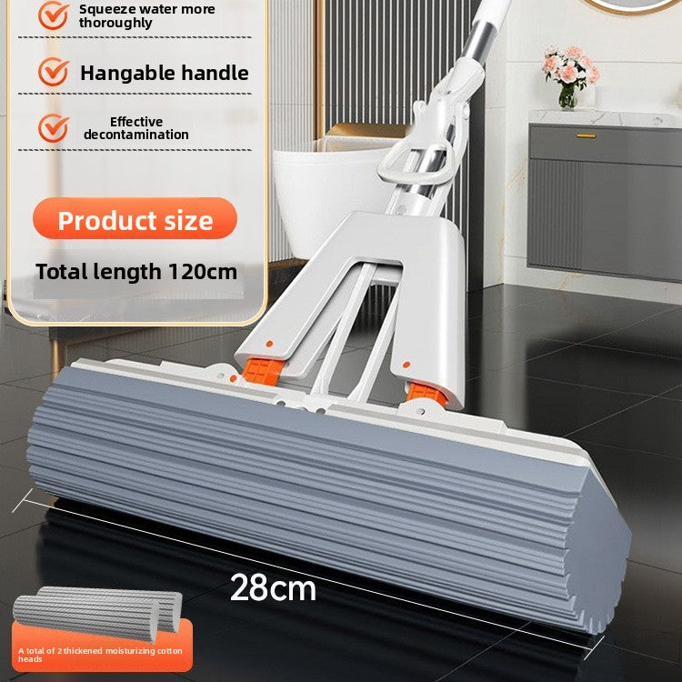 Sponge water-absorbing mop