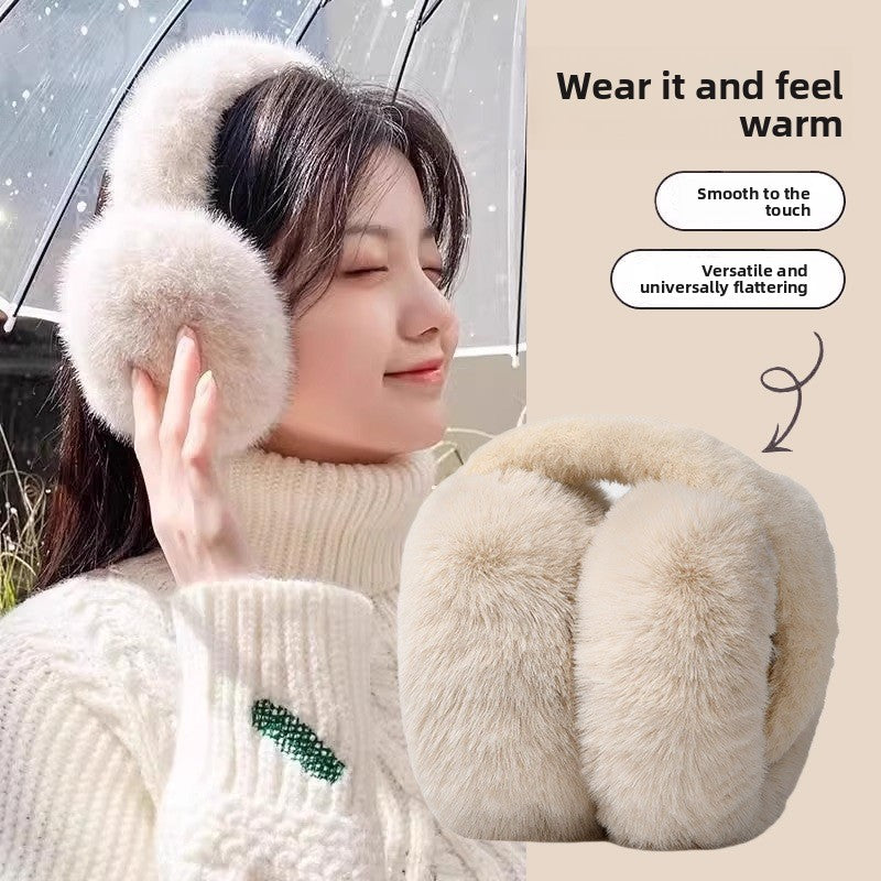 Foldable Plush Winter Earmuffs, Tech & Electronics / Phone / Tablets & AirPods