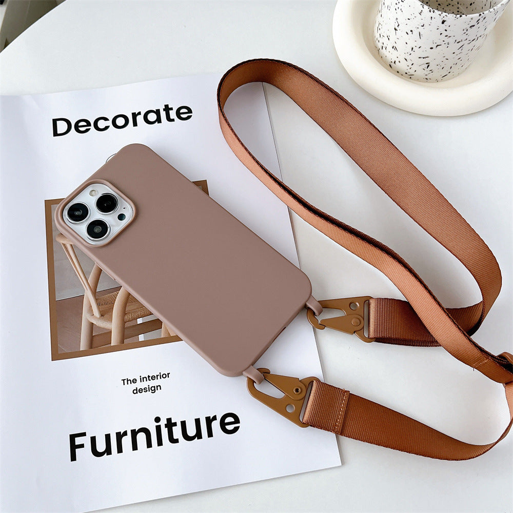 Silicone Crossbody Phone Case iphone 17