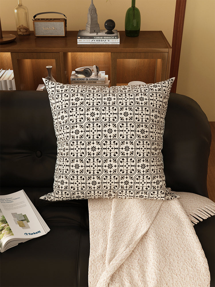 Retro Plaid Sofa Pillow Cushion, Home / Office Decor