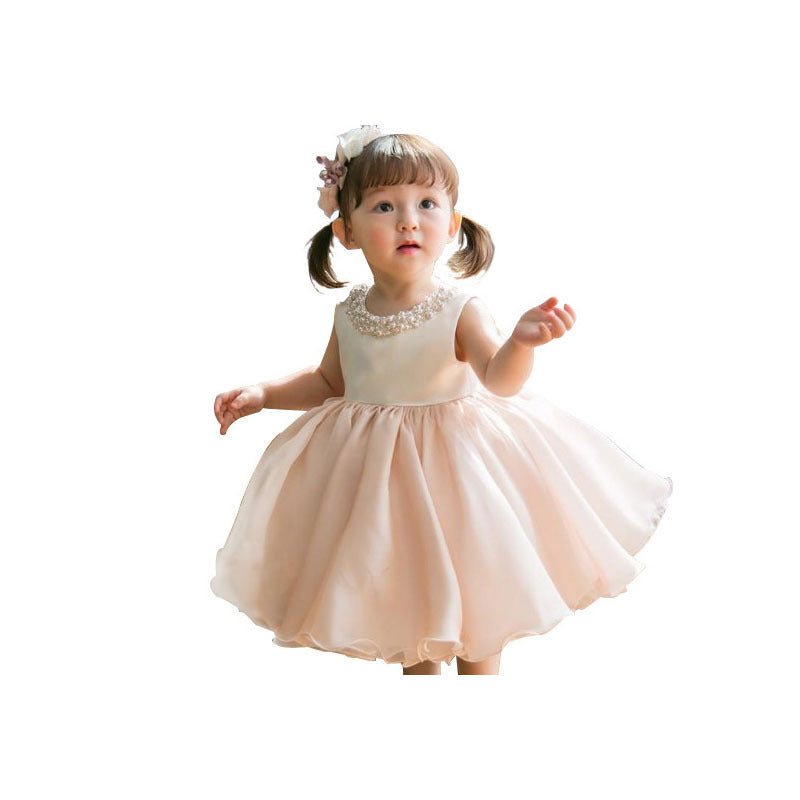 Piano Puffy Gauze Princess Dress Host Birthday Gift Children Dress