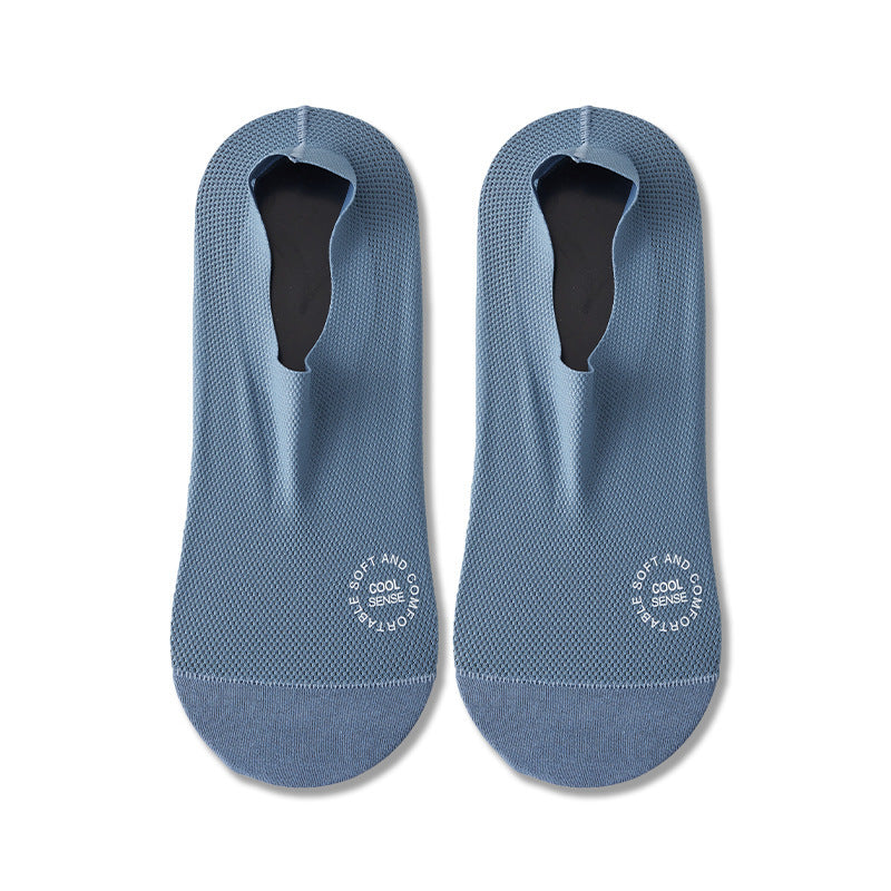 Boat socks Men's summer ice silk cool men's invisible socks