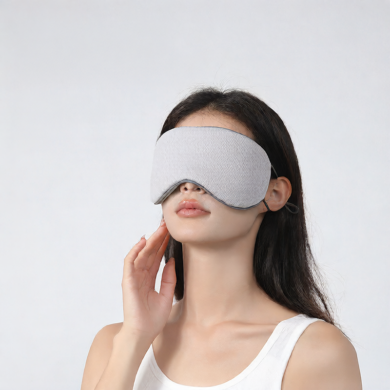 Adjustable size ice silk cool sleep eye mask