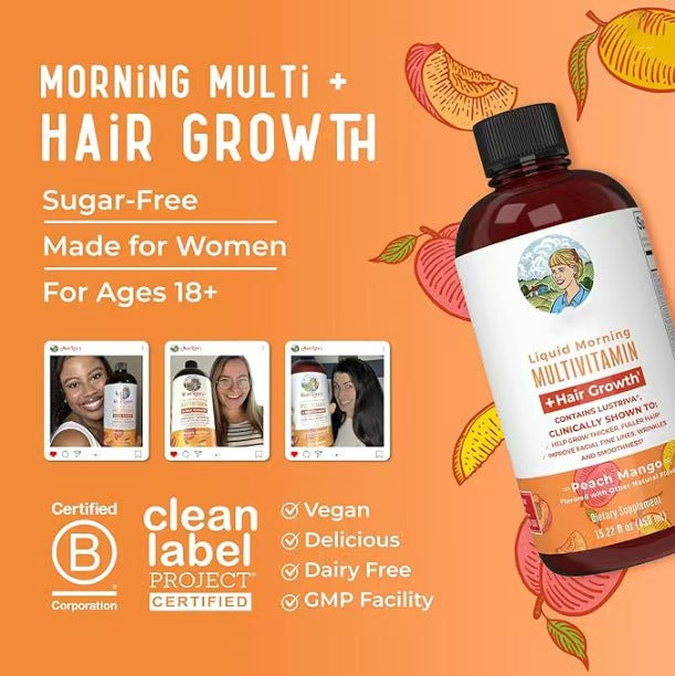 Liquid Multi-Vitamin Hair Growth Supplement