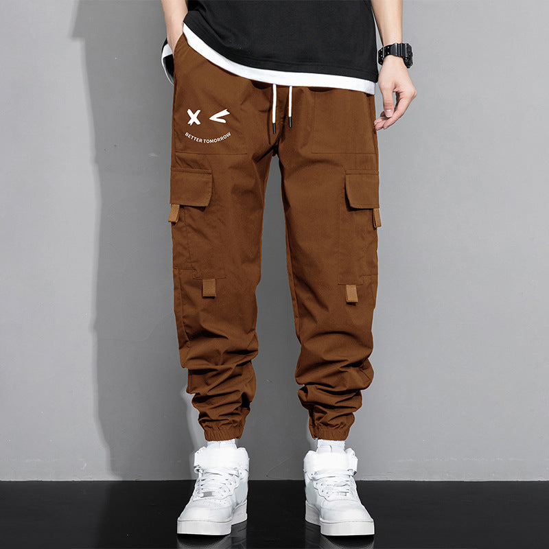 Loose-fitting casual work pants
