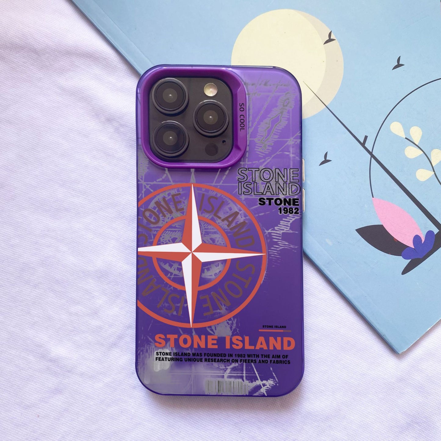 Pouzdro na mobilní telefon - styl Apple - Stone Island 