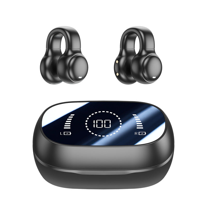 Bluetooth sluchátka s ušními klipsy a kostním vedením 