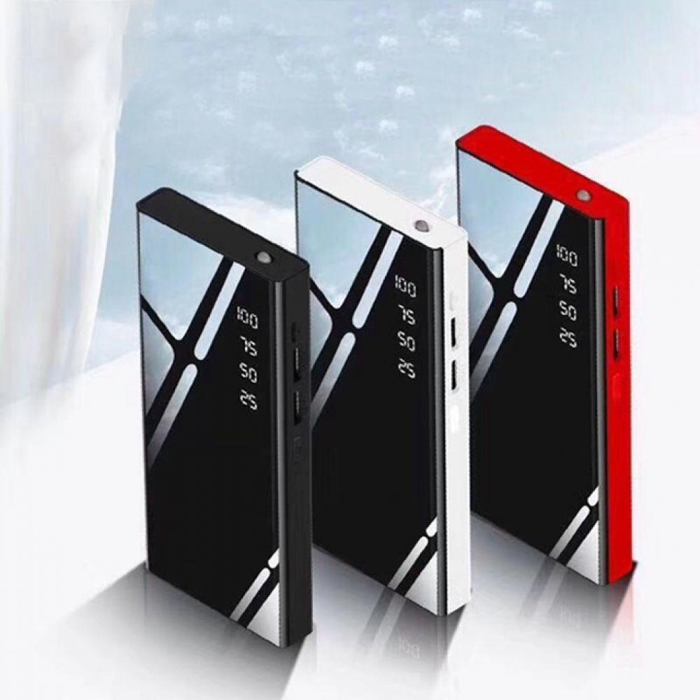 Přenosná externí powerbanka 20 000 mAh s LCD displejem