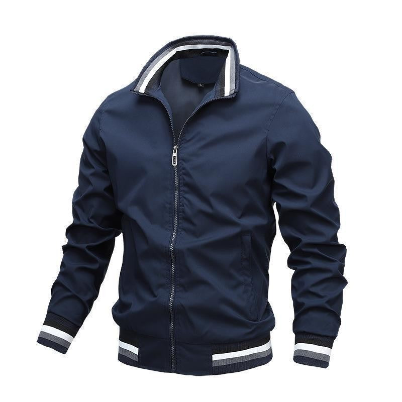 Side-sewn pocket, hoodless casual jacket, Autumn / Winter Collection
