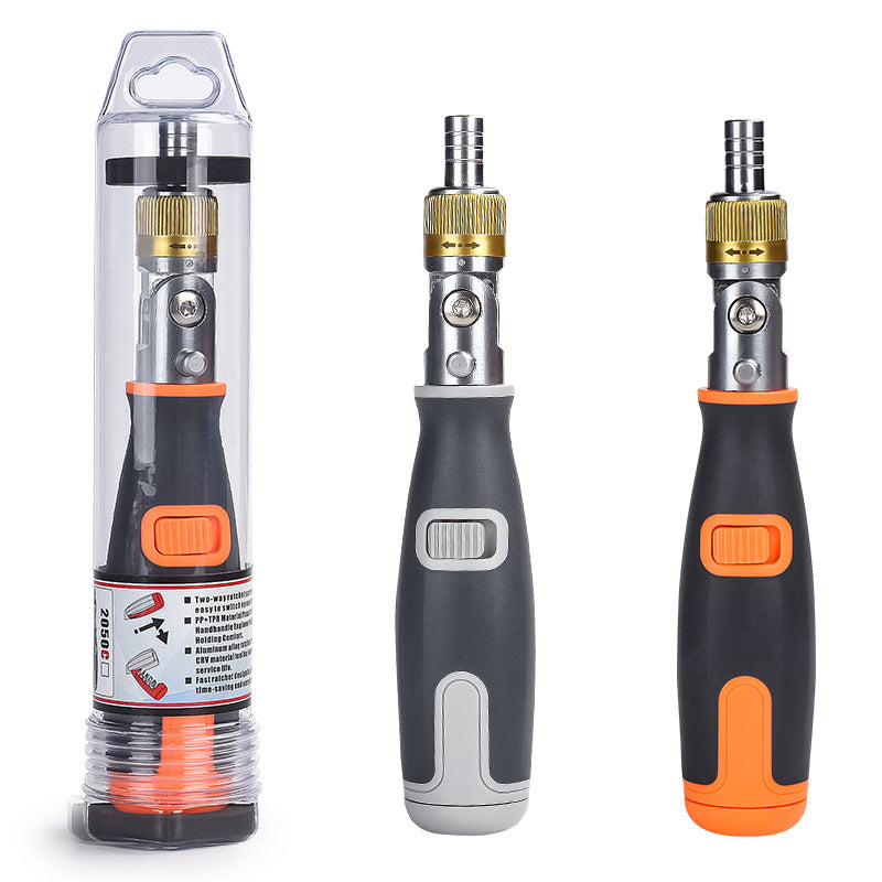 Household Portable 10-in-1 Hidden Bit Multi-Angle Ratchet Corner Screwdriver Set Multi-Functional Screwdriver