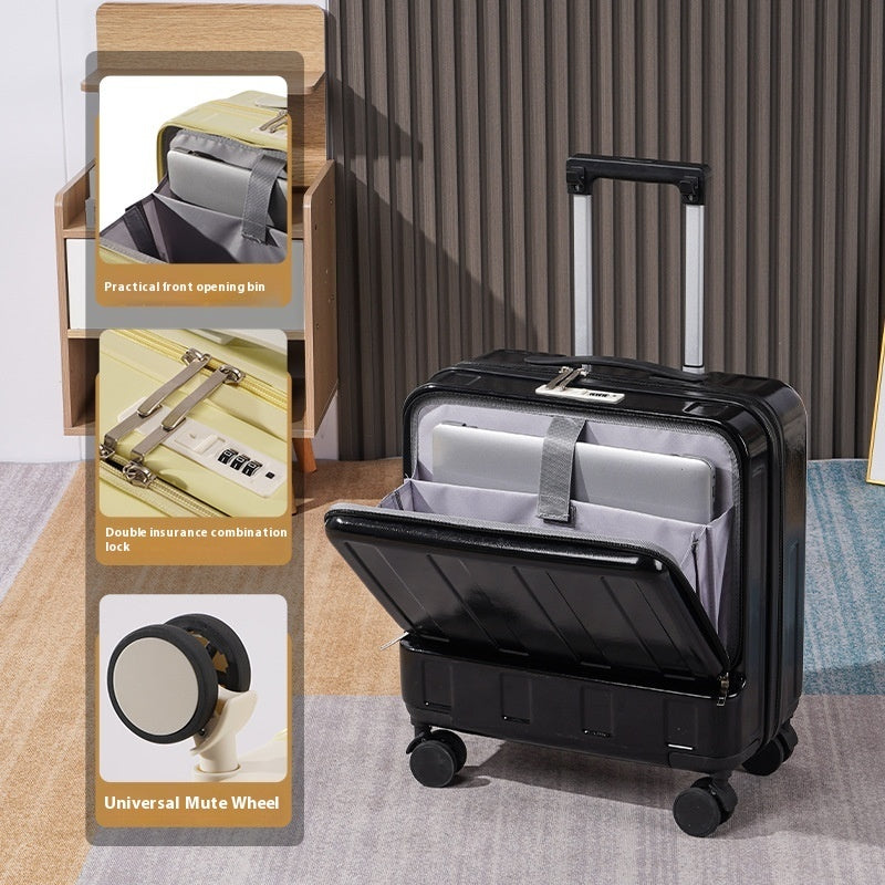 New Full-opening Multi-functional Luggage 18-inch, travel Luggage