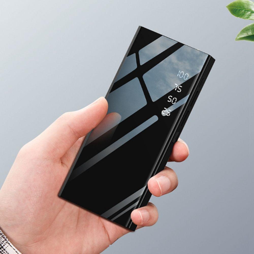 Přenosná externí powerbanka 20 000 mAh s LCD displejem