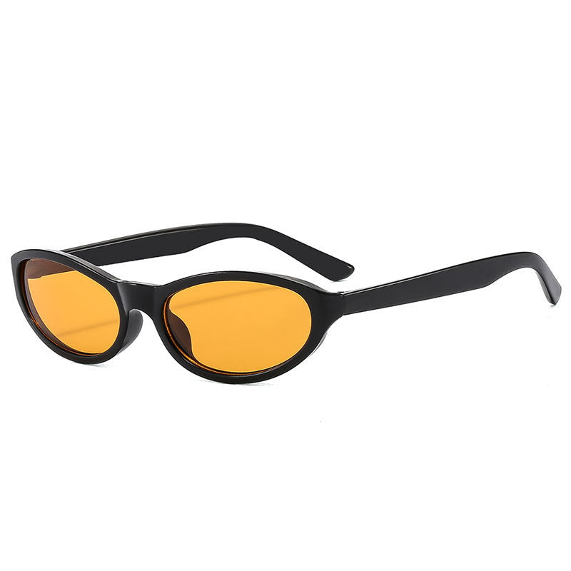 Retro Oval Frame UV400 Sunglasses for Women