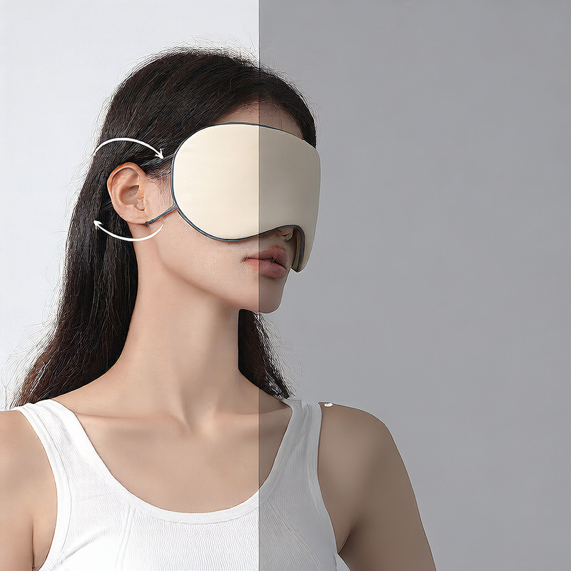 Adjustable size ice silk cool sleep eye mask