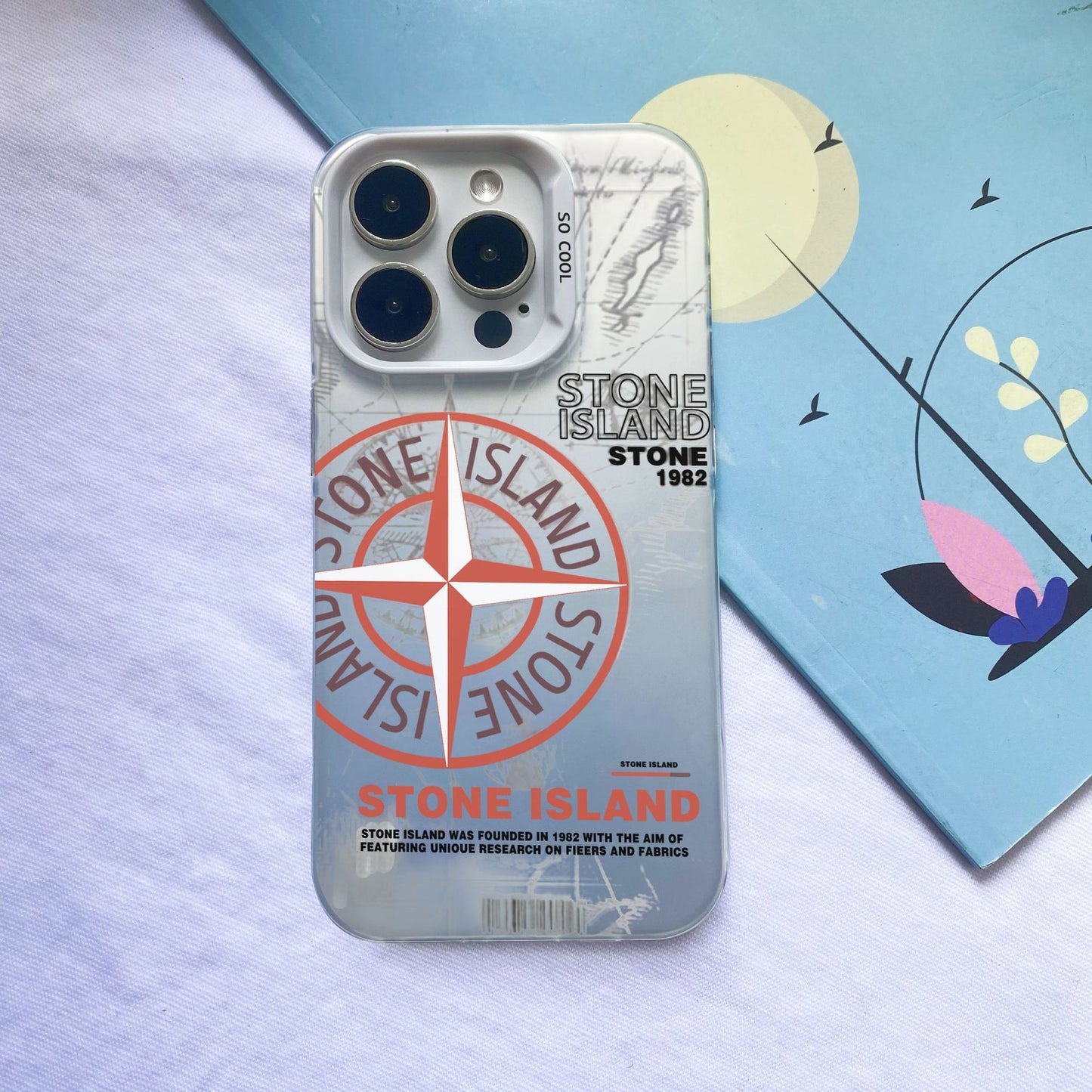 Pouzdro na mobilní telefon - styl Apple - Stone Island 