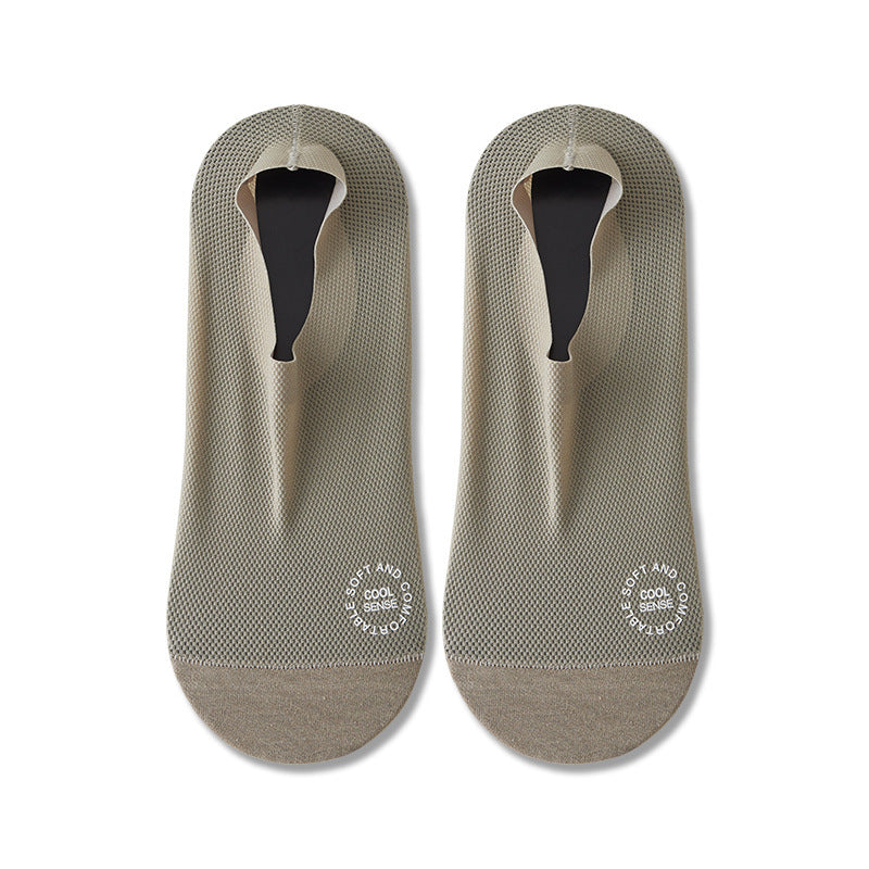 Boat socks Men's summer ice silk cool men's invisible socks