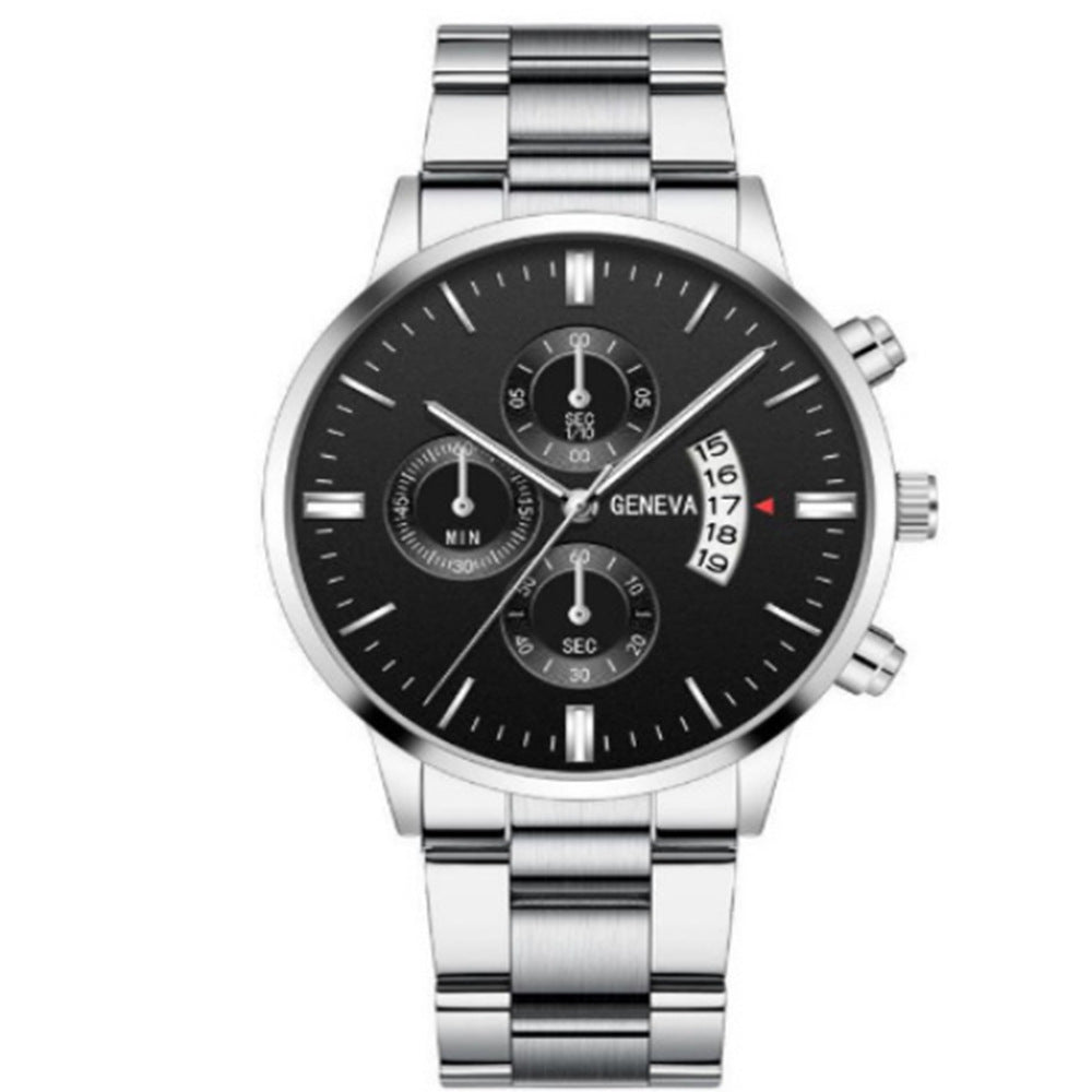 Men?s Quartz Watch ? Three-Eyed Design | Elegant & Durable Wristwatch