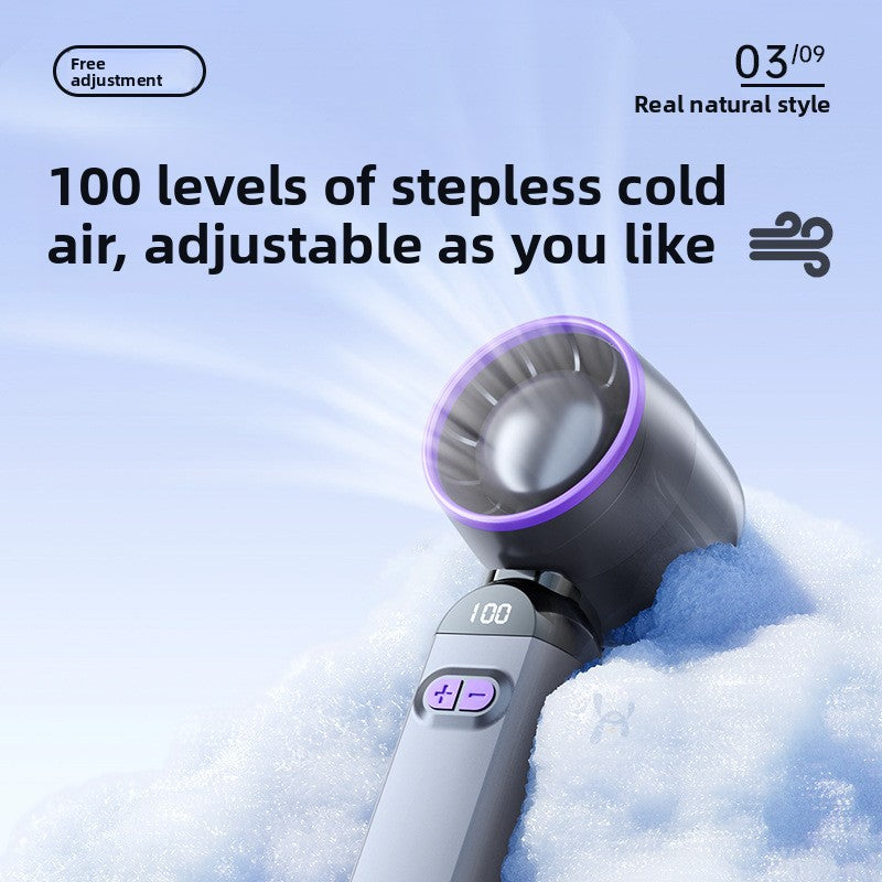 Powerful and strong wind handheld small fan