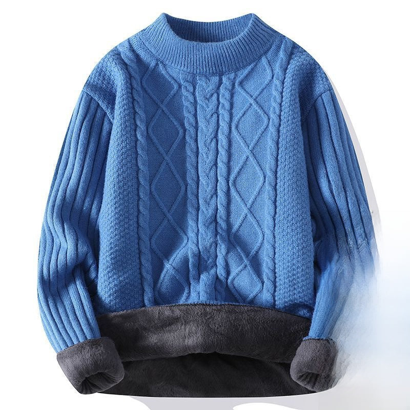 Thickened twisted woolen sweater