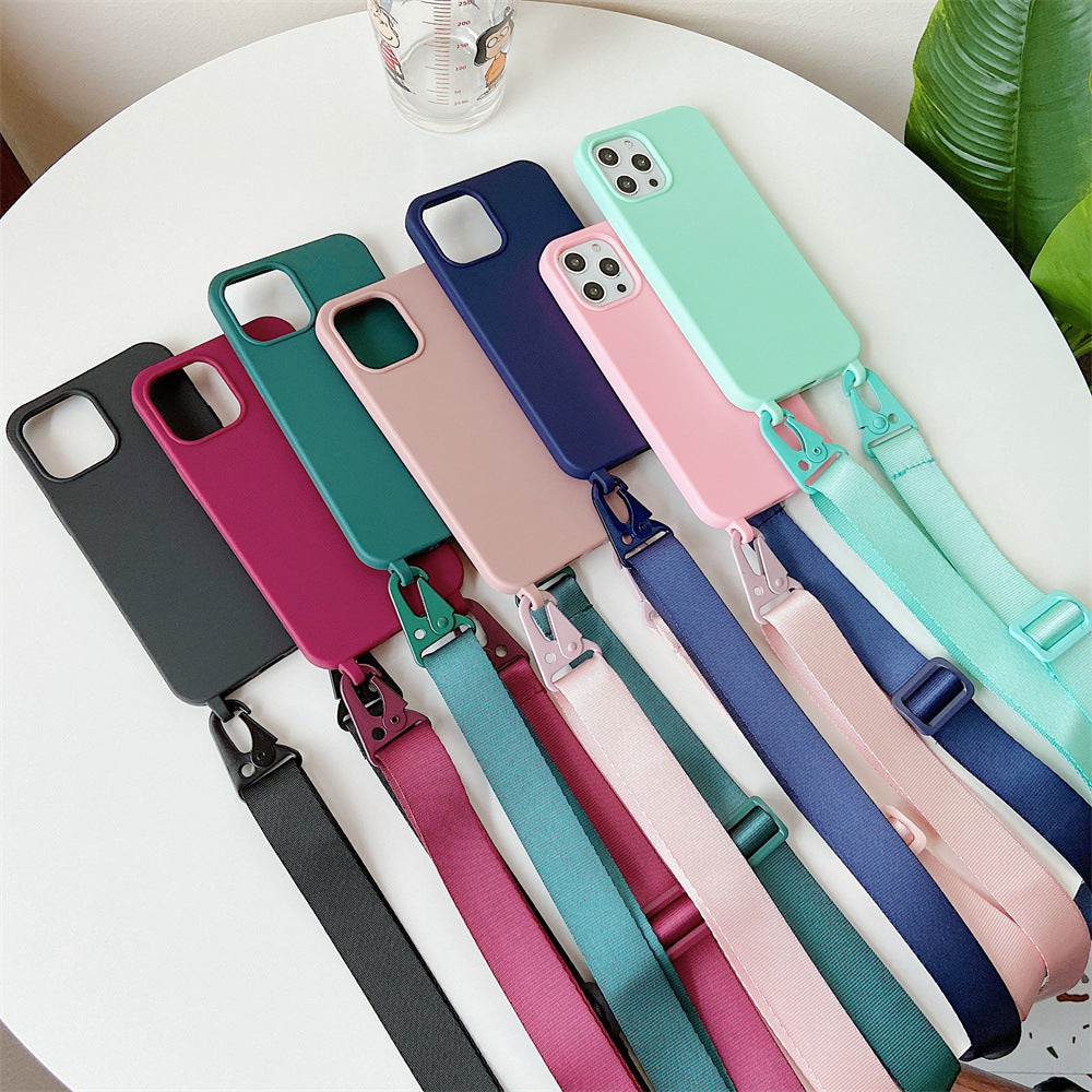 Silicone Crossbody Phone Case iphone 17