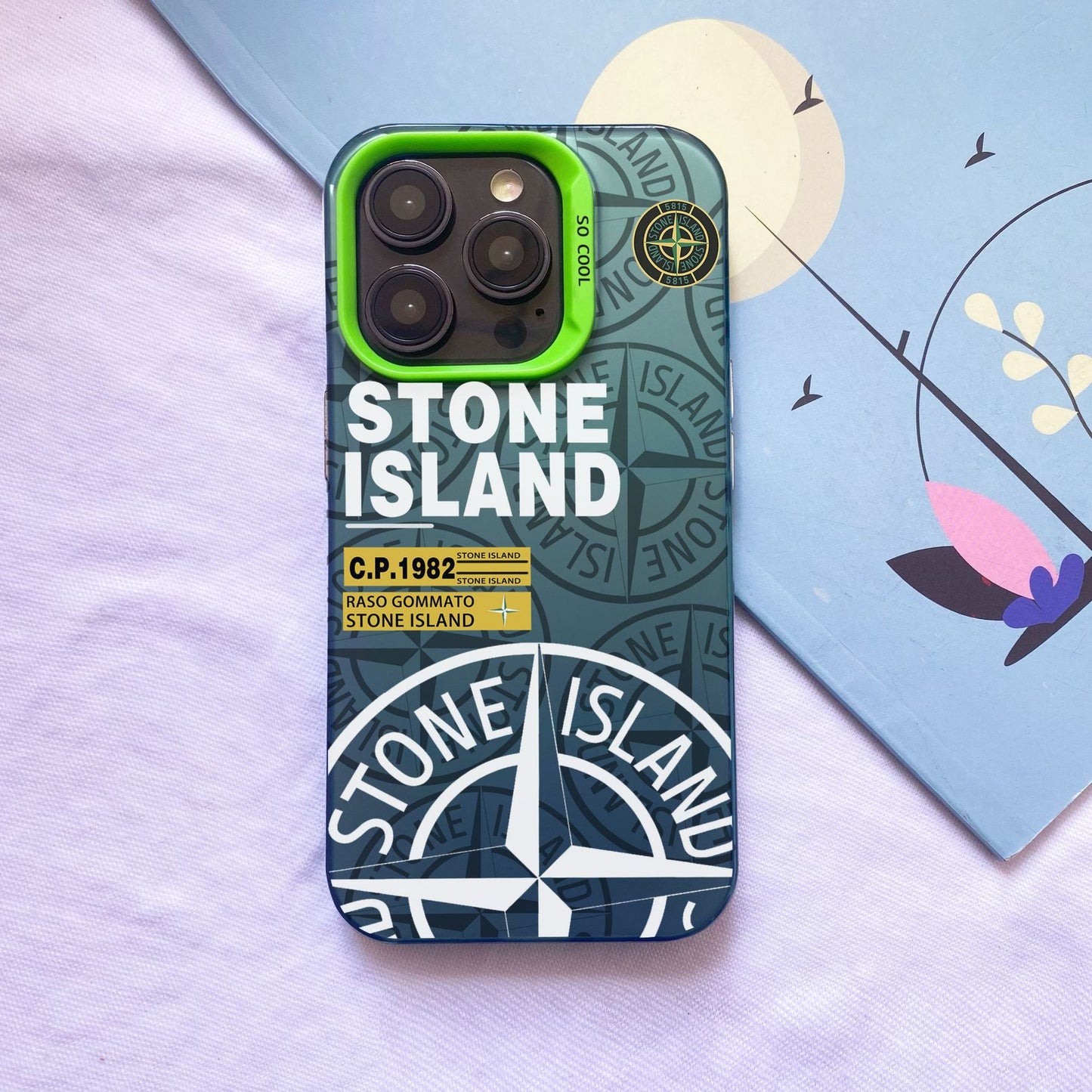 Pouzdro na mobilní telefon - styl Apple - Stone Island 