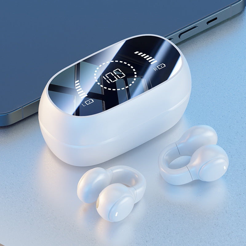 Bluetooth sluchátka s ušními klipsy a kostním vedením 