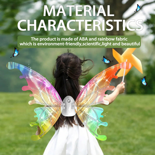 LED Illuminated Butterfly Wings Toy for Kids