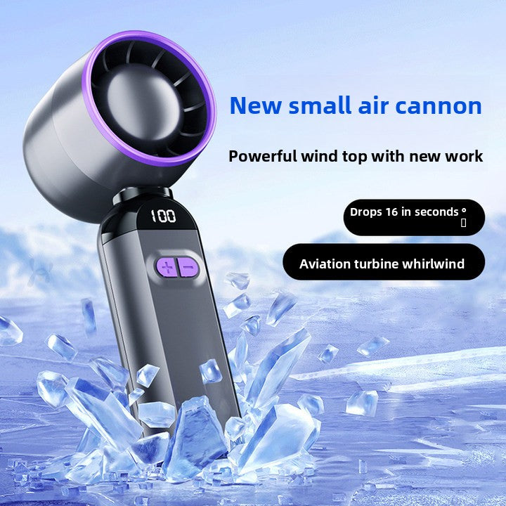 Powerful and strong wind handheld small fan