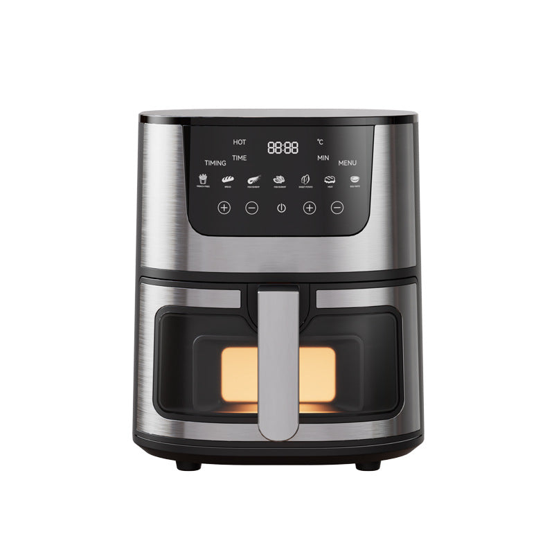 Stainless Steel Smart Visual Air Fryer, Food Items / Kitchen & Dining