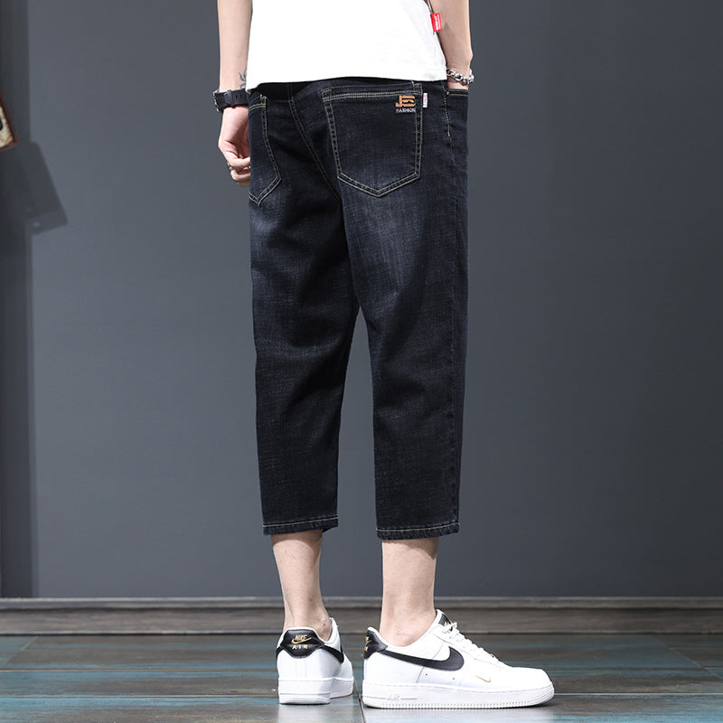Summer short denim pants for men