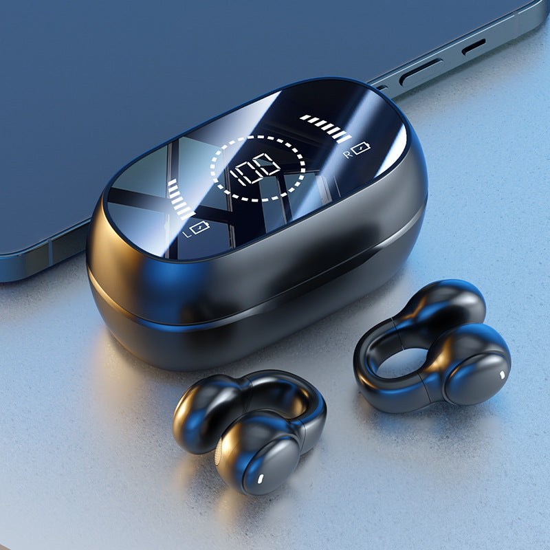 Bluetooth sluchátka s ušními klipsy a kostním vedením 